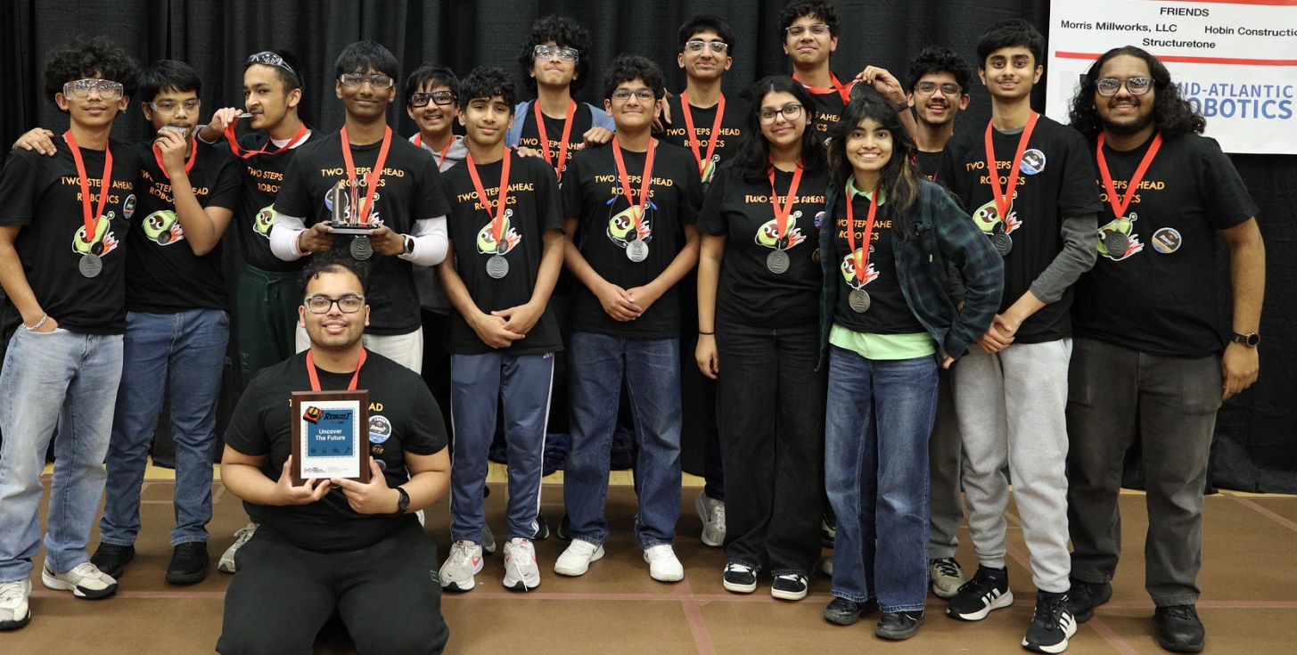 Two Steps Ahead Robotics Team 10600 group photo